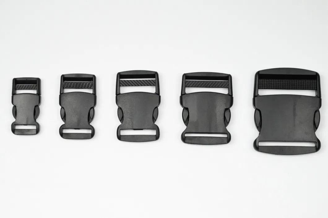 Plastic Straight Side Release Strong Buckle for Backpack Straps Webbing Black Factory Side Release Buckles Shrimp Foot Buckle