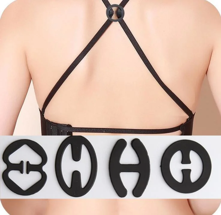 Bra Strap Holder Clip Plastic Bra Cross Back Clips Back Buckle for Bra Shoulder Strap